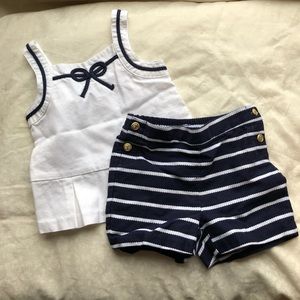 Baby tank & short dress outfit